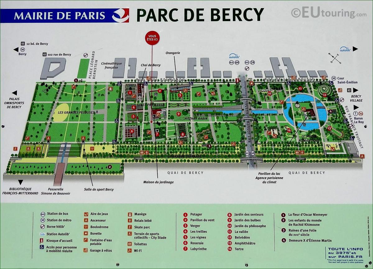 خريطة باريس بيرسي 