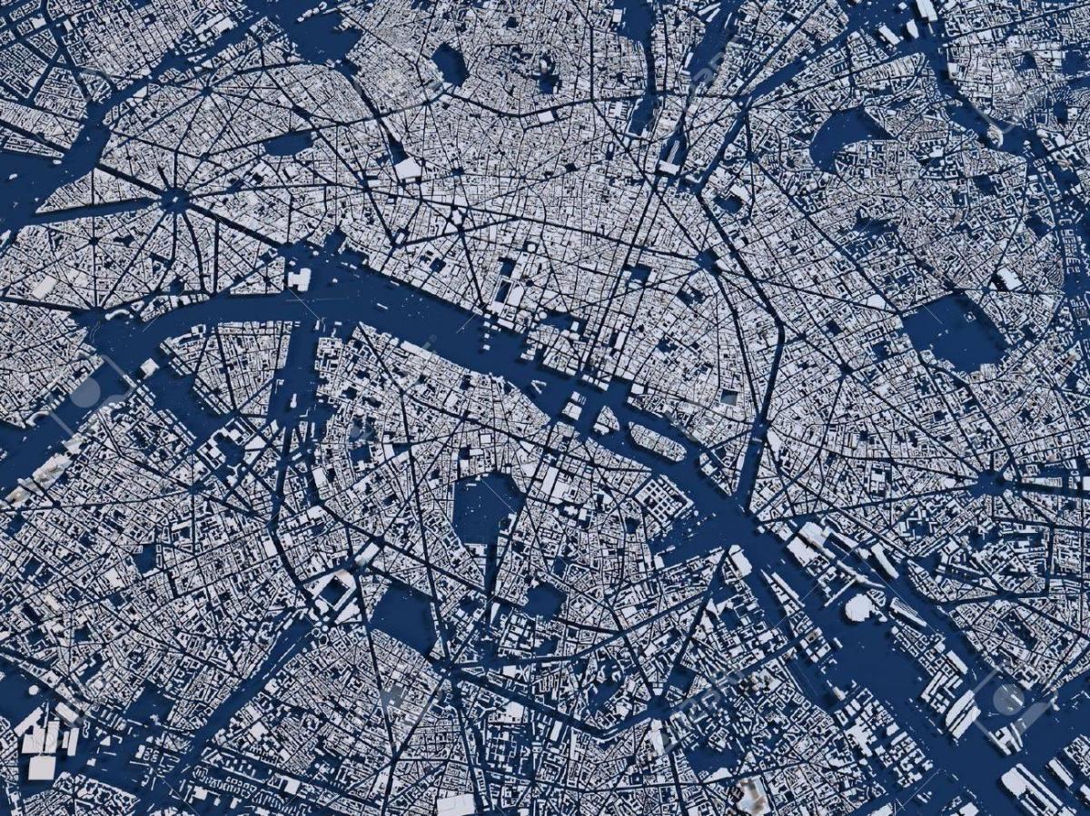 خريطة جوية باريس