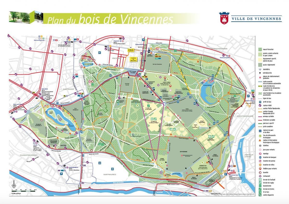 خريطة باريس فينسين