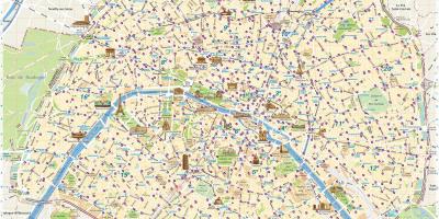 باريس الدراجة حصة خريطة
