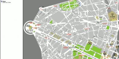 خريطة 8th الدائرة باريس