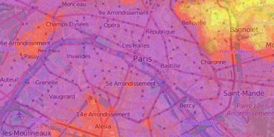 خريطة المادية باريس