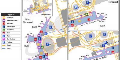 خريطة مطار مطار باريس أورلي